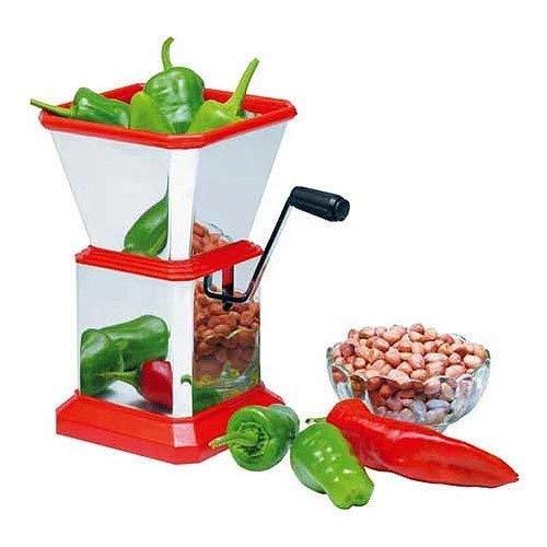 Stainless steel chopper for cutting vegetables. Stainless steel chopper for cutting vegetables.